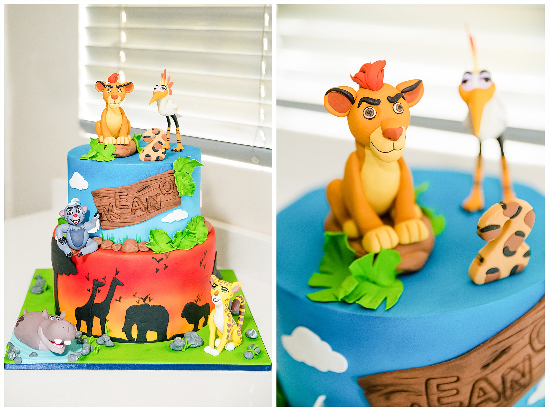 Lion King Cake and topper