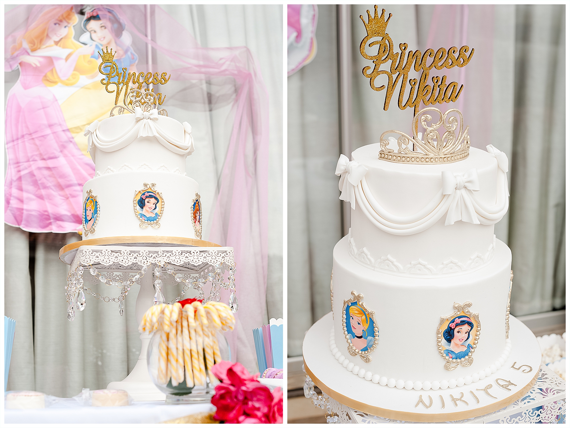Disney Princess elegant cake