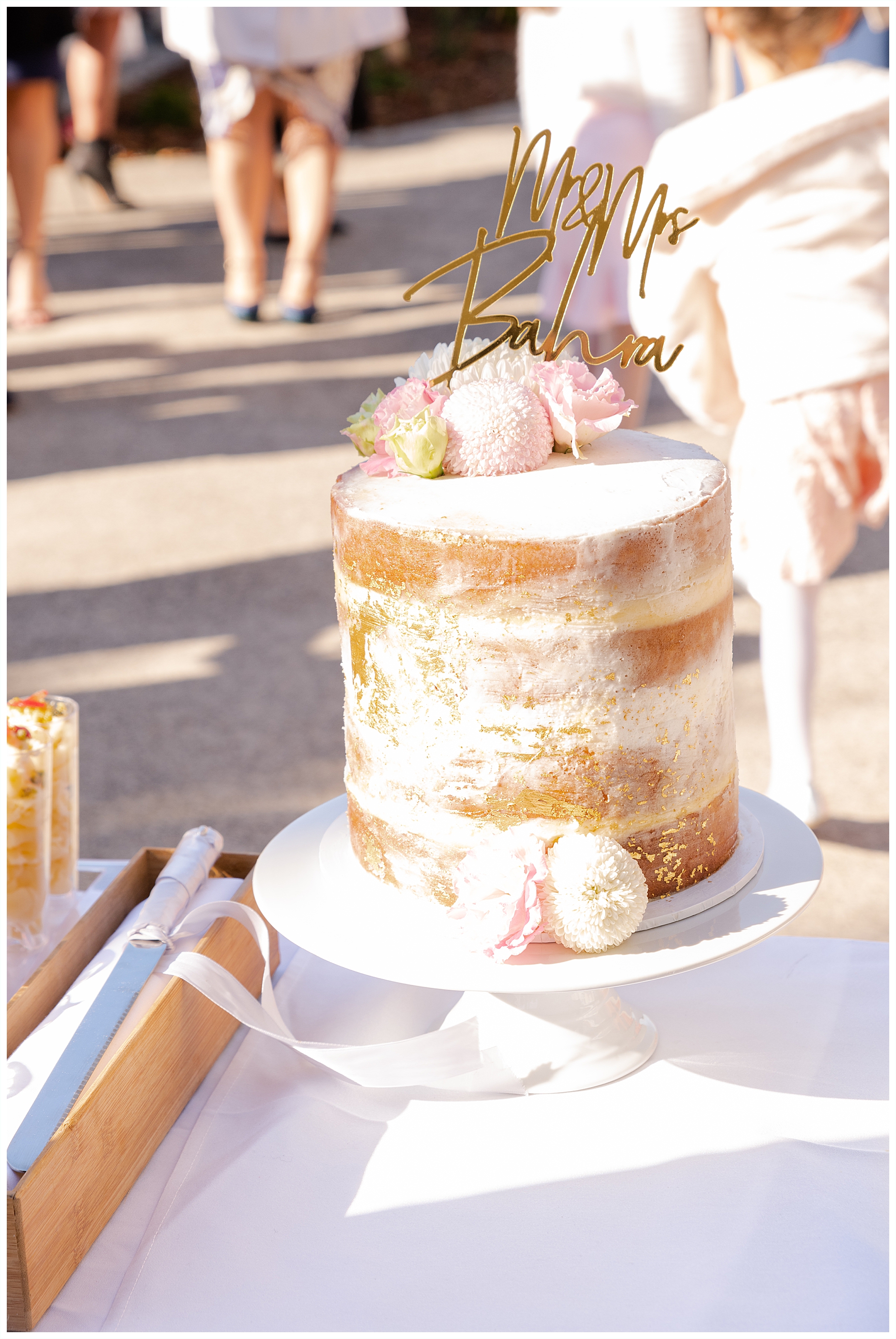 Sydney naked wedding cake