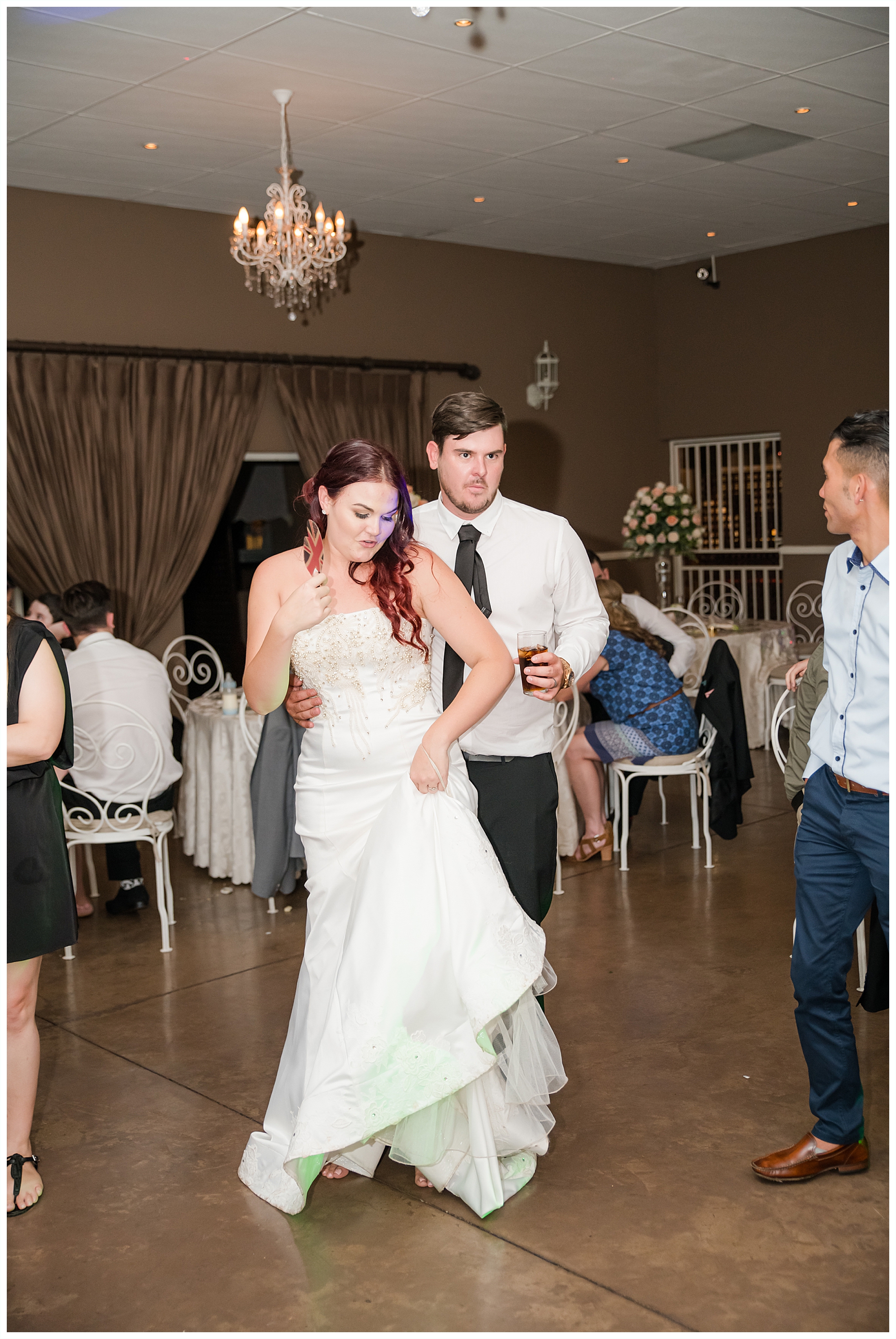 Matthew and Tegan Wedding party dancing
