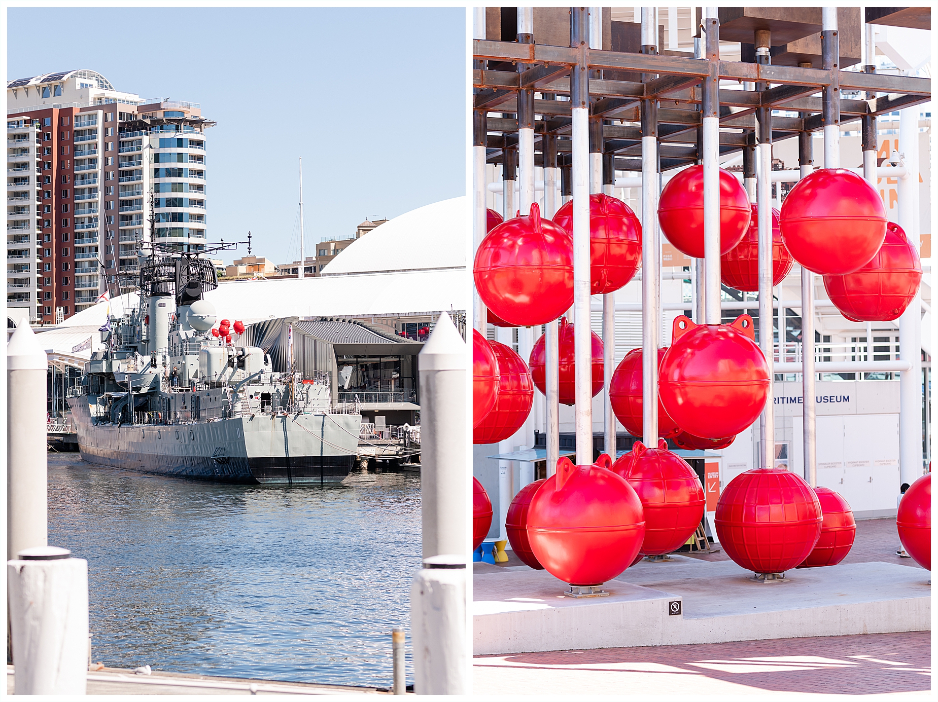 Sydney Harbour views Maritime Museum