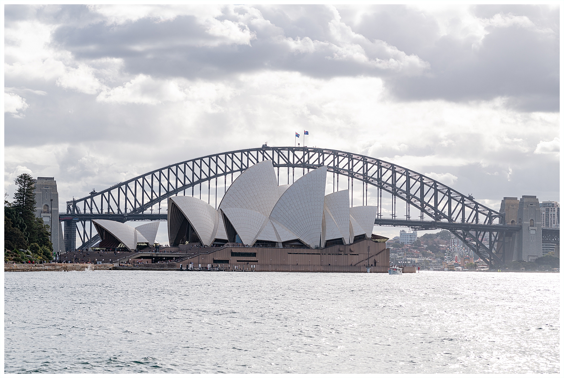 Sydney Harbour bridge and Opera House