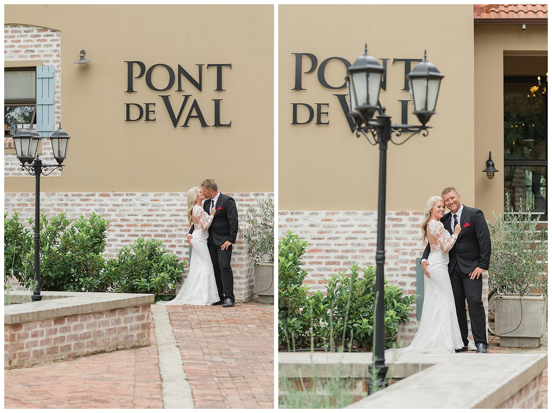 Bev and Werner Pont Du Val Wedding Couple Portraits