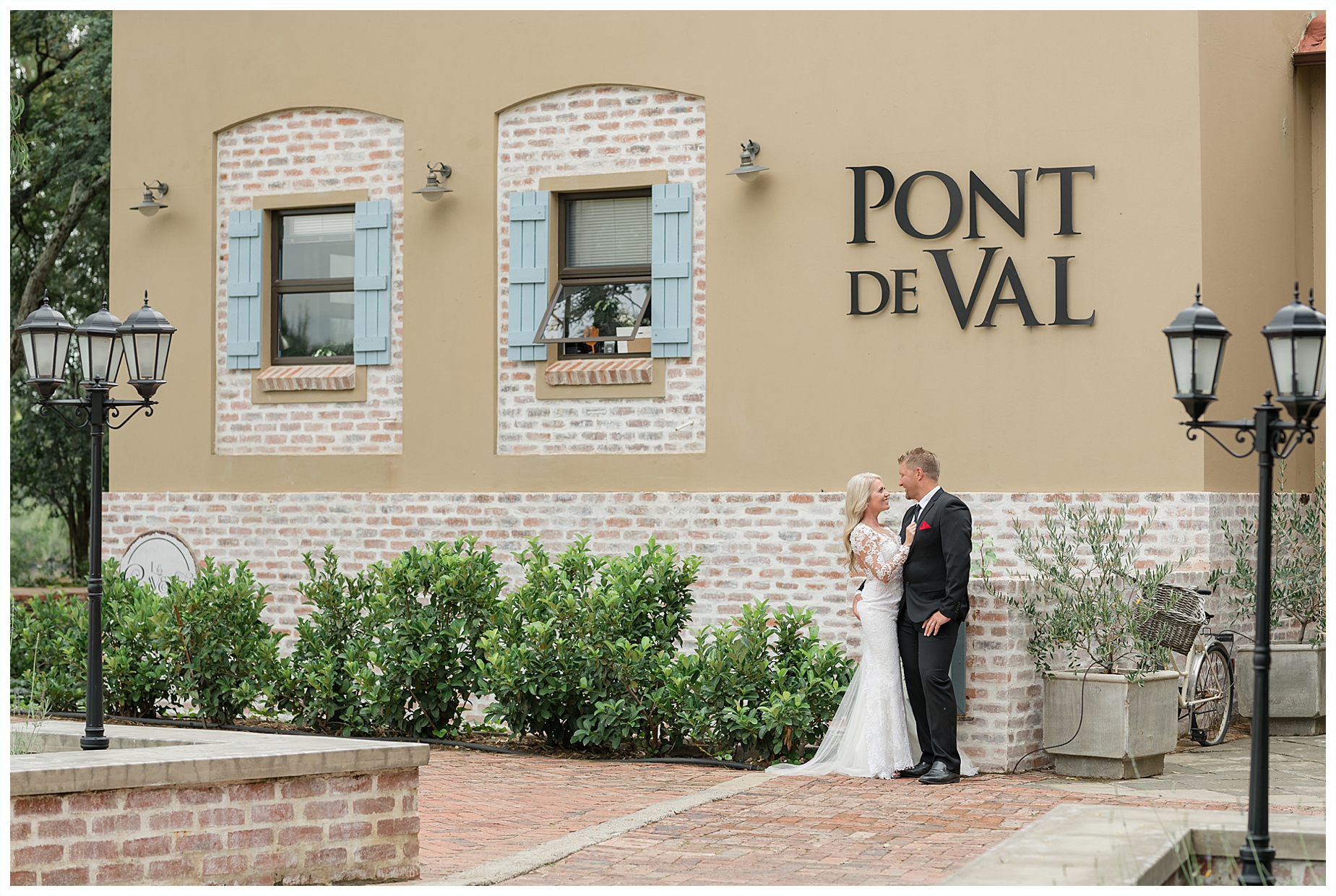 Bev and Werner Pont Du Val Wedding Couple Portraits