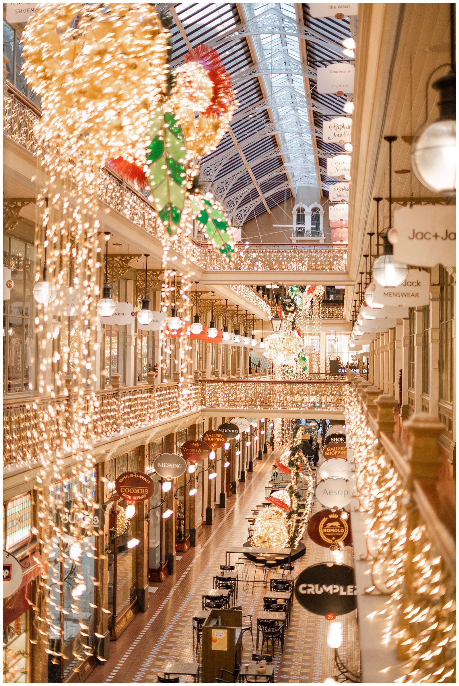 Mall-Christmas-lights-Sydney