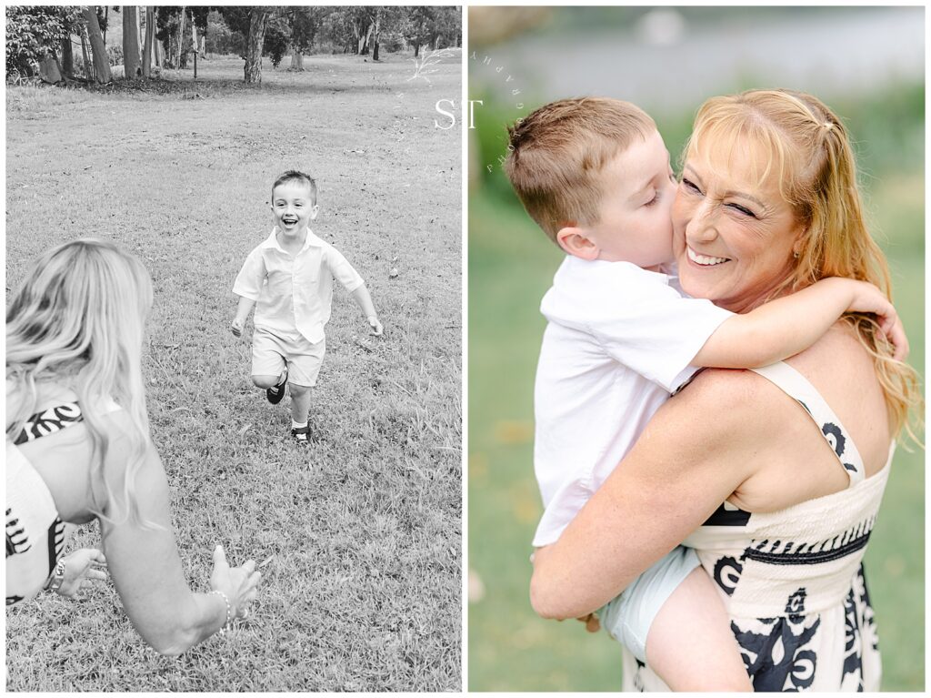 engagement photos with grandson