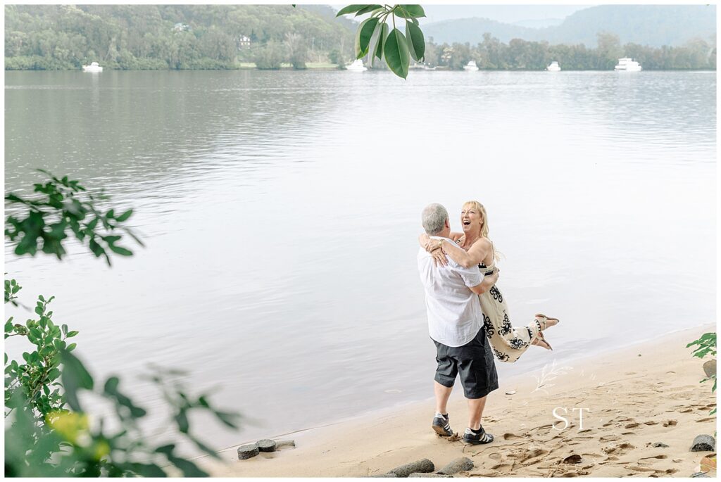 joy-filled engagement photography