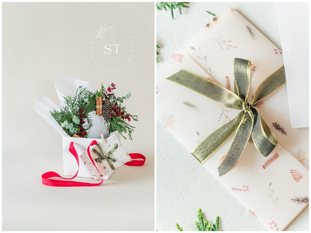 Christmas branding product photography