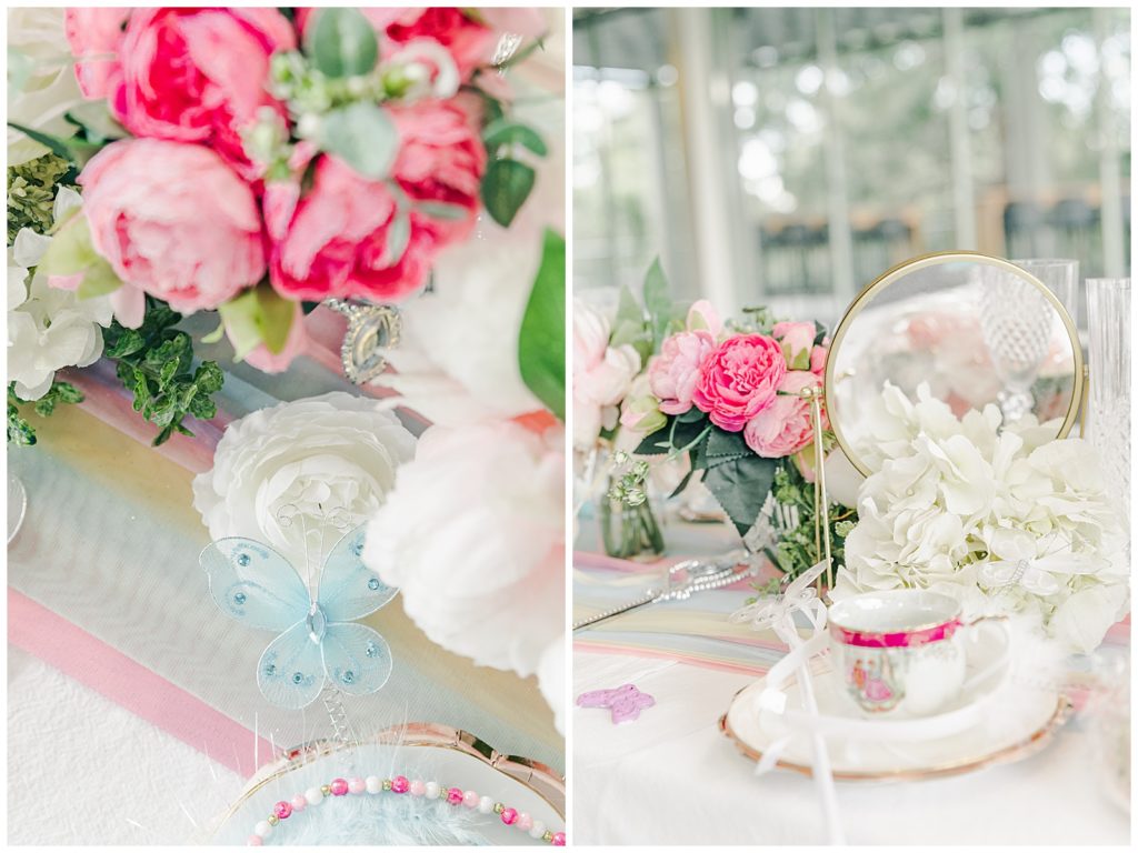 Pamper Party table decor