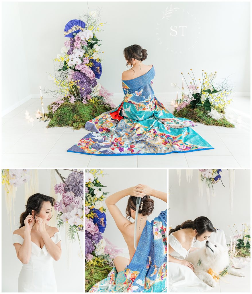 Kitsune Goddess Japanese Themed Editorial shoot