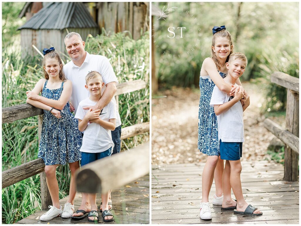 Family Photo session at Fagan Park. Dad and Kids