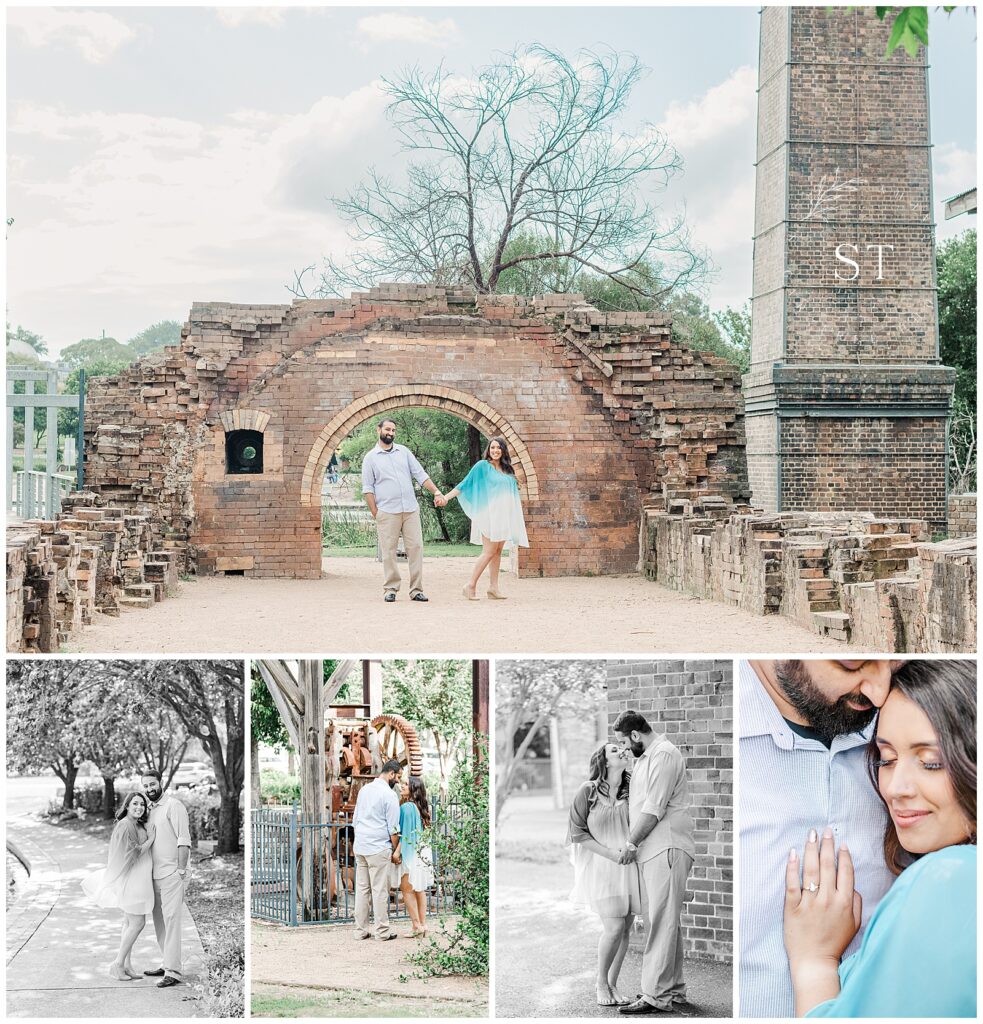 Is an engagement shoot necessary header image. Couple photos collage
